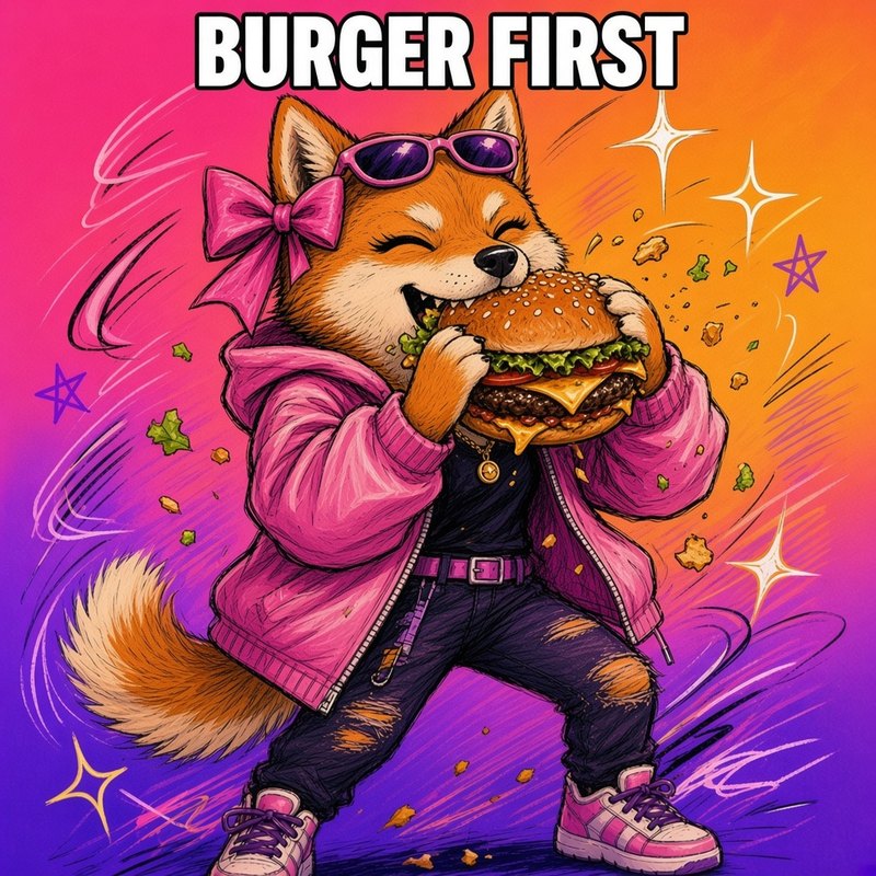 Burger first meme