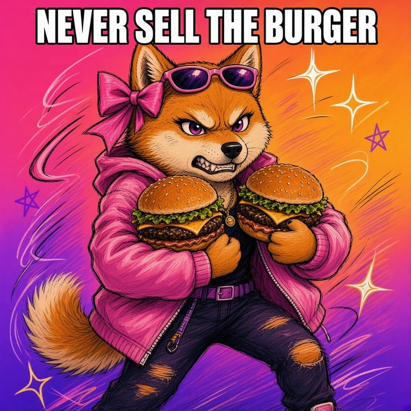 Never sell the burger meme